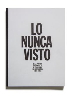 See catalogue details: LO NUNCA VISTO