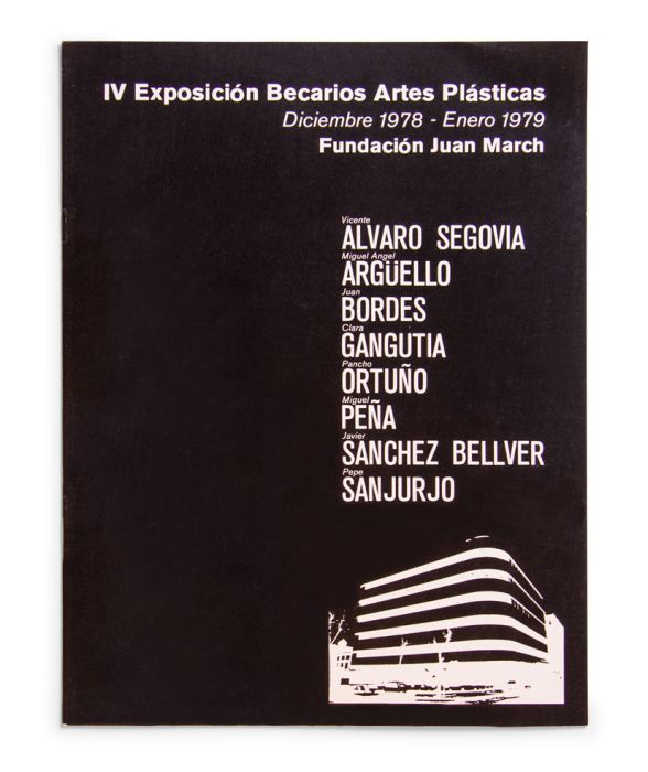 Catálogo : Exposición becarios de artes plásticas IV