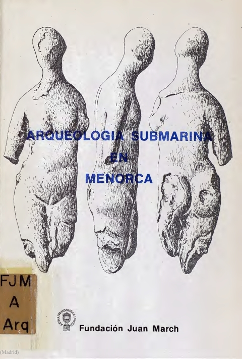 Portada de "Arqueología submarina en Menorca"