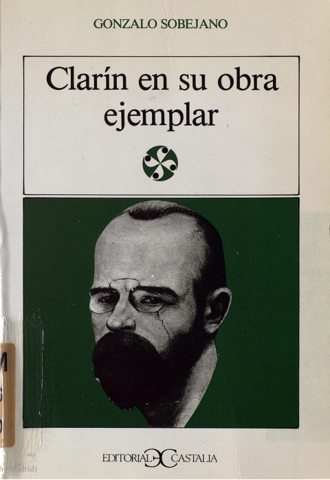 Portada de "Clarín en su obra ejemplar"