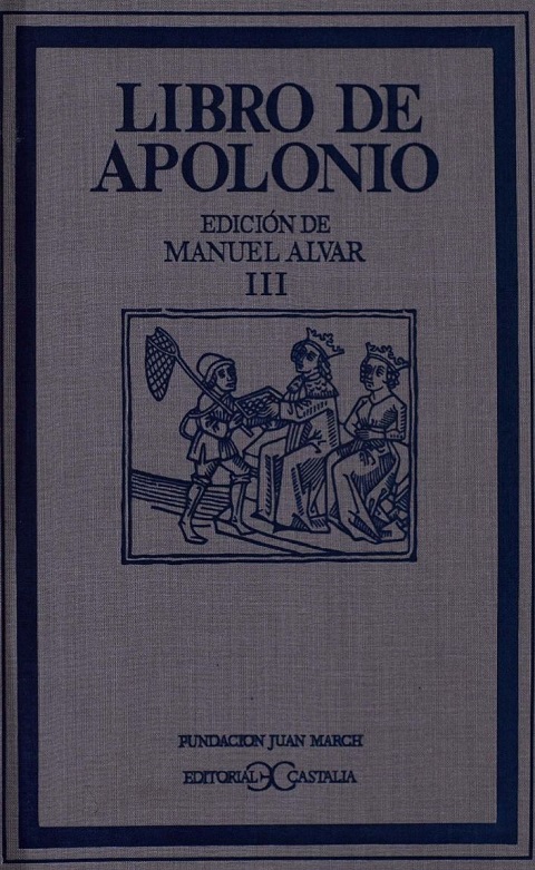 Portada de "Libro de Apolonio. Volumen III"