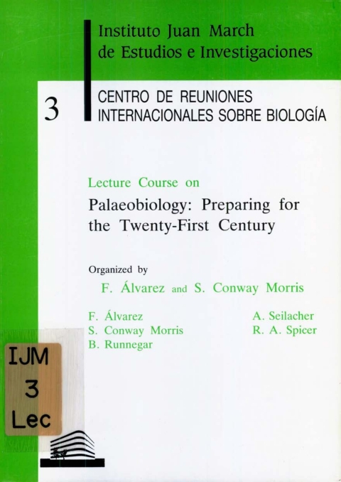 Portada de "Lecture Course on Paleobiology : preparing for the Twenty-First Century"