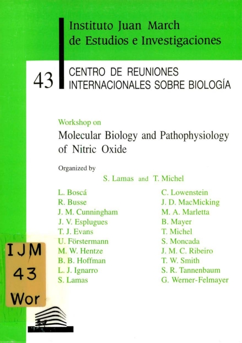 Detail Workshop On Molecular Biology And Pathophysiology Of Nitric Oxide Library