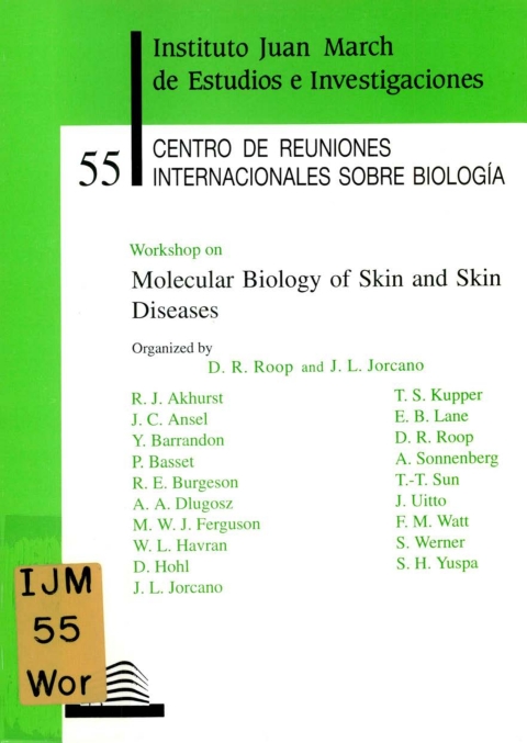 Portada de "Workshop on Molecular Biology of Skin and Skin Diseases"