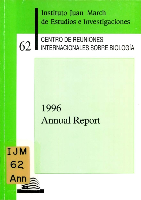 Portada de "Annual Report 1997"