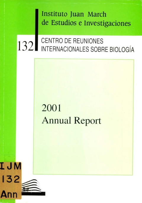 Portada de "Annual Report 2002"
