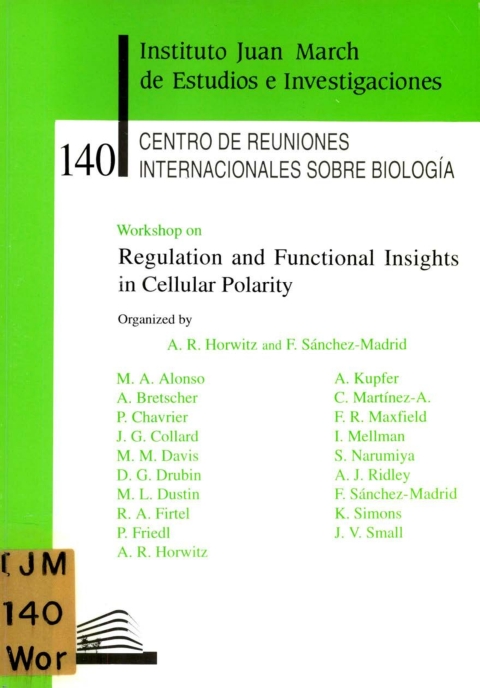 Portada de "Workshop on Regulation and Functional Insights in Cellular Polarity"