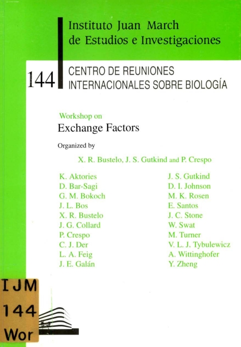 Ficha Workshop On Exchange Factors Biblioteca