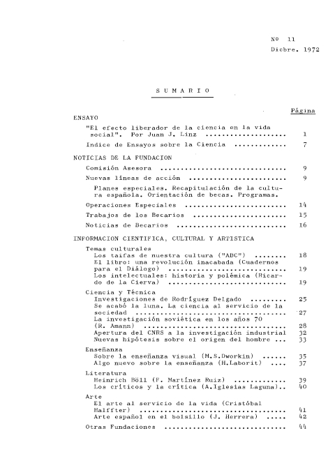 Portada de "Boletín diciembre 1972"