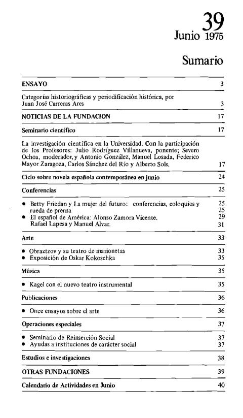 Portada de "Boletín junio 1975"