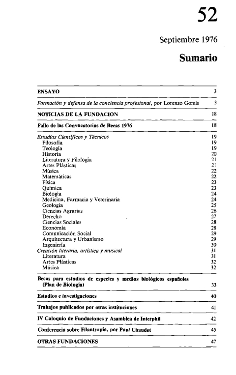 Portada de "Boletín septiembre 1976"