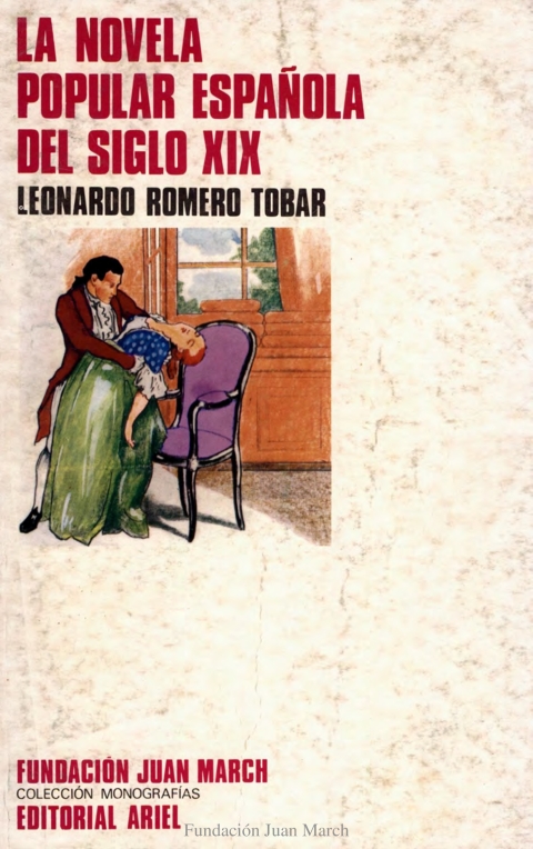 Portada de "La novela popular española del siglo XIX"