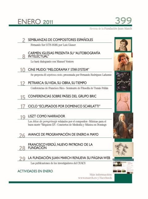 Portada de "Boletín enero 2011"