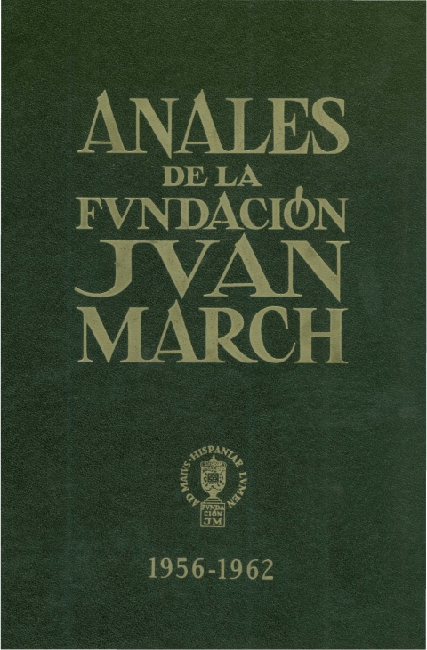 Portada de "Anales 1956-1962"