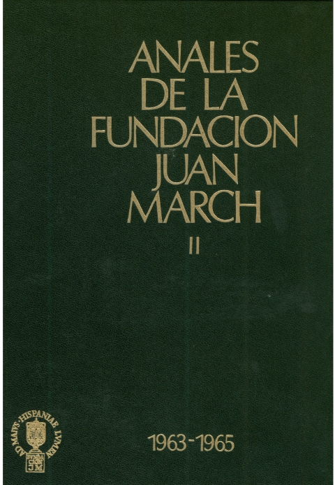 Portada de "Anales 1963-1965"