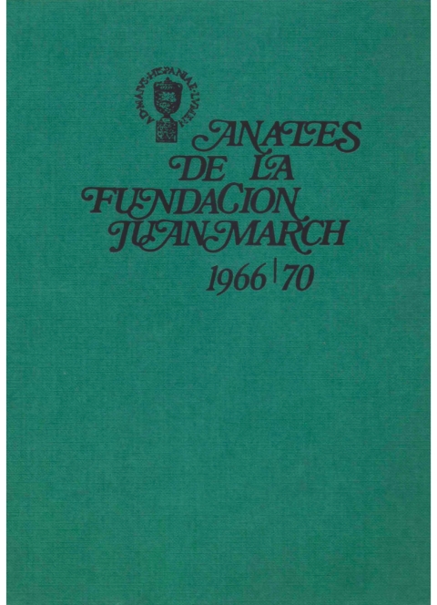 Portada de "Anales 1966-1970"