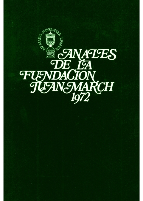 Portada de "Anales 1972"