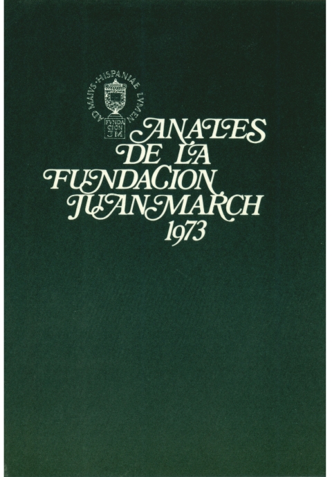 Portada de "Anales 1973"