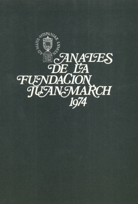 Portada de "Anales 1974"