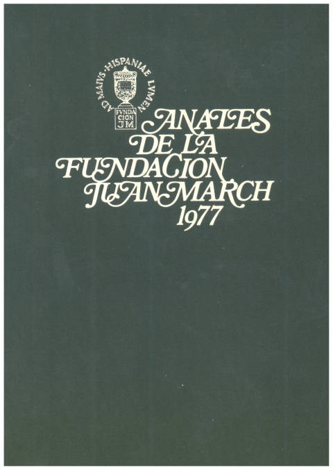 Portada de "Anales 1977"