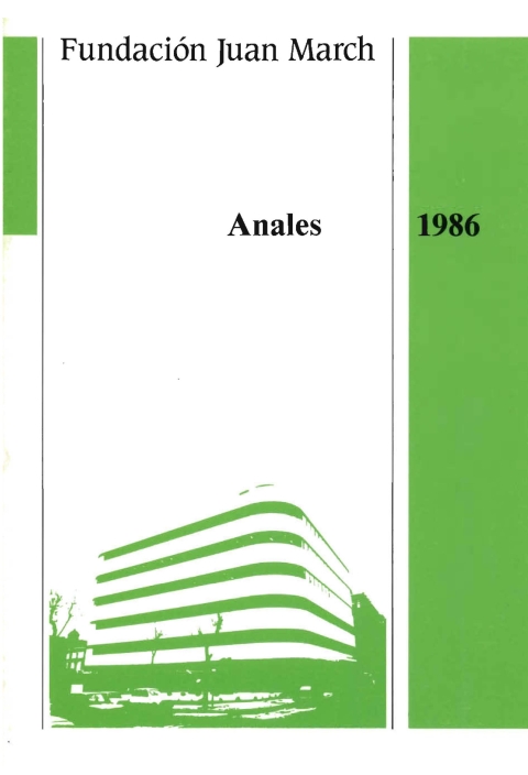 Portada de "Anales 1986"