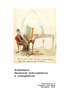 Portada de "Sinestesia: selección bibliográfica e iconográfica"