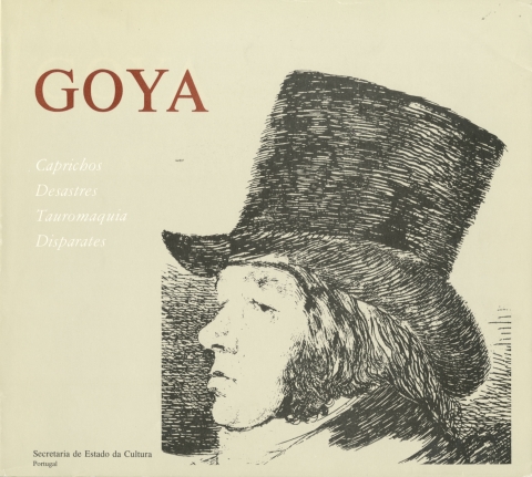 Portada de "Goya: Caprichos, desastres, tauromaquia, disparates"