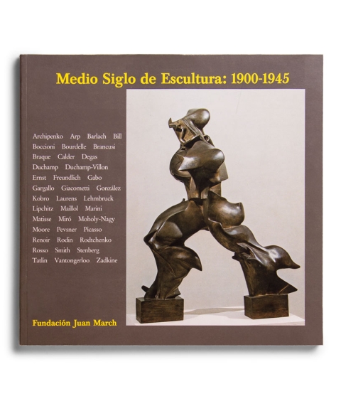 Portada de "Medio siglo de escultura 1900-1945"