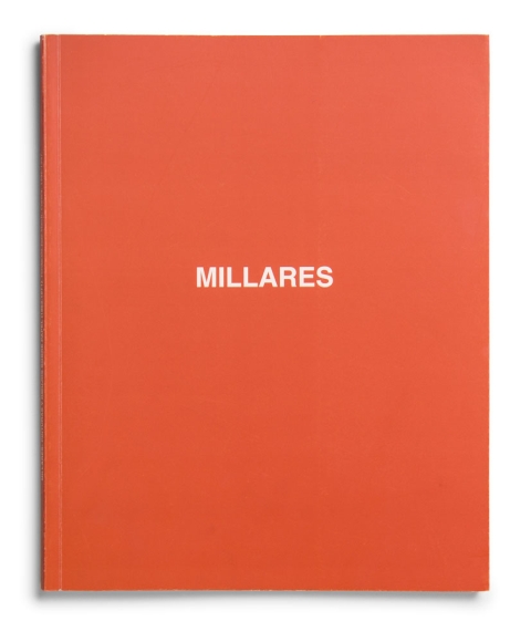 Portada de "Millares : pinturas y dibujos sobre papel (1963-1971) : Museu d'Art Espanyol Contemporani, Palma de Mallorca, 14 marzo-10 mayo 1997"