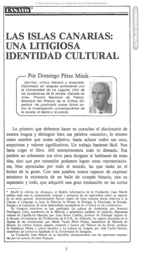 Portada de "Las Islas Canarias: una litigiosa identidad cultural"