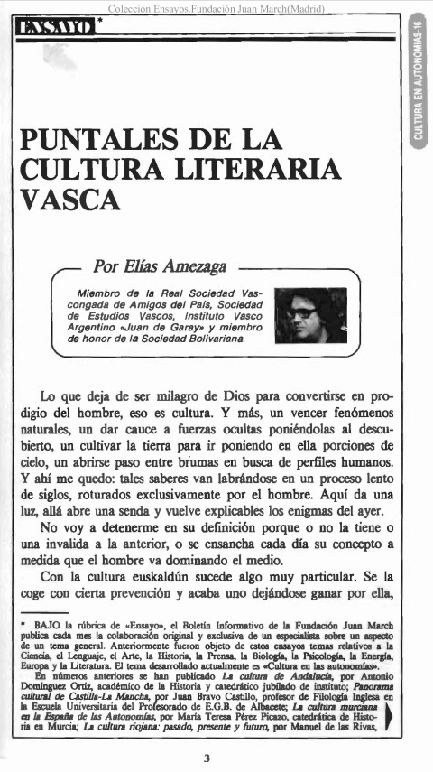 Portada de "Puntales de la cultura literaria vasca"