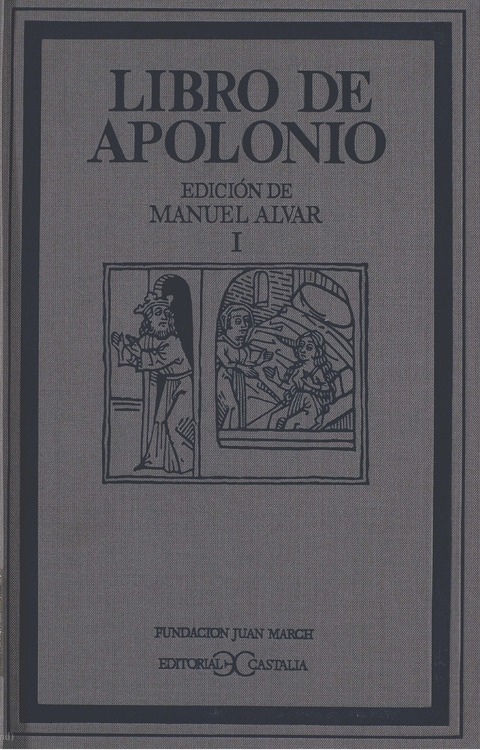 Portada de "Libro de Apolonio. Volumen I"