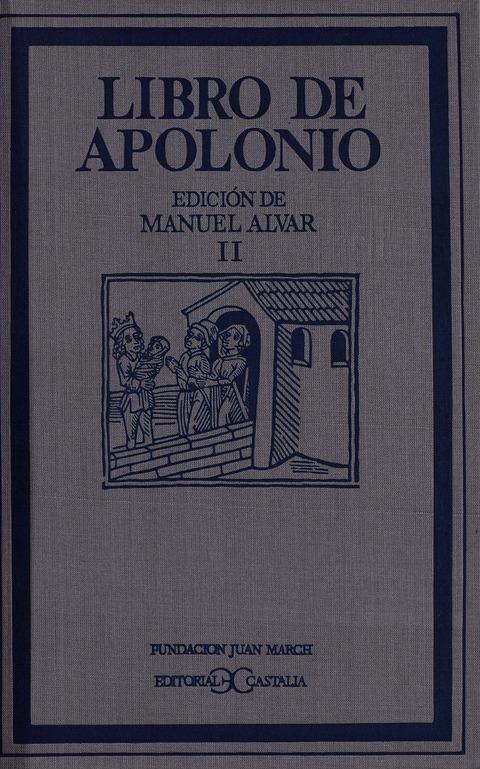 Portada de "Libro de Apolonio. Volumen II"