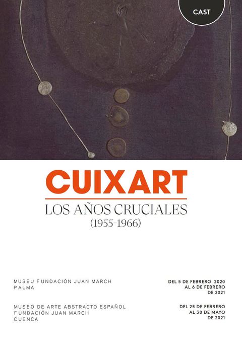 Portada de "Cuixart. Los años cruciales (1955-1966)"