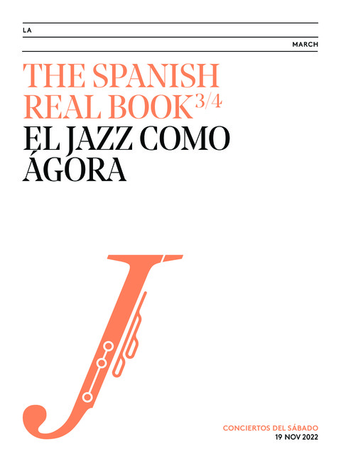 Portada de "The Spanish Real Book. El jazz como ágora. Conciertos del Sábado. 19 de noviembre de 2022"