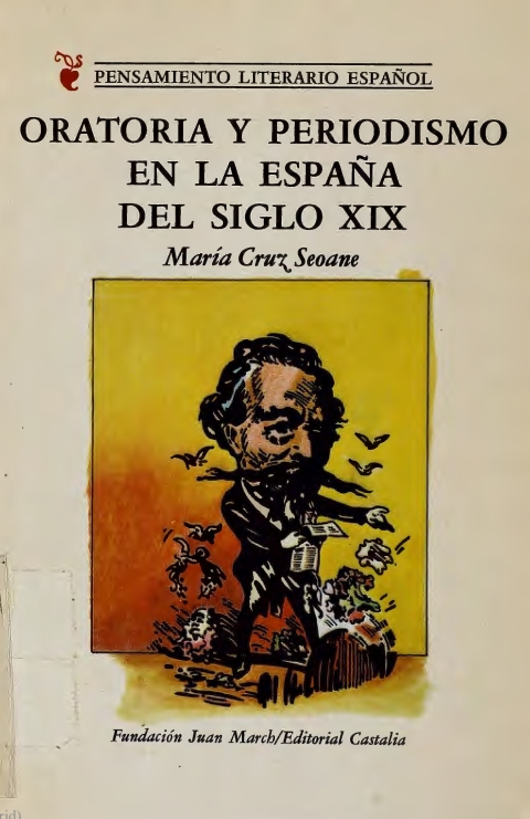 Portada de "Oratoria y periodismo en la España del siglo XIX"