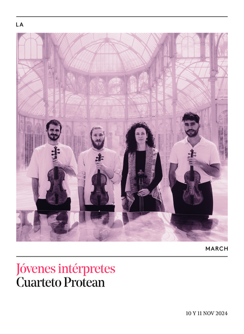 Portada de "Cuarteto Protean. Jóvenes intérpretes. 10 y 11 de noviembre de 2024"