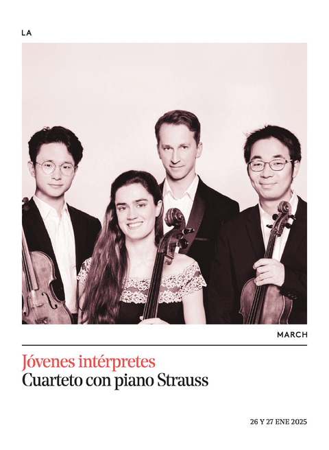 Portada de "Cuarteto con piano Strauss. Jóvenes intérpretes. 26 y 27 de enero de 2025"