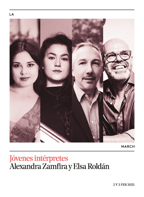 Portada de "Alexandra Zamfira y Elsa Roldán. Jóvenes intérpretes. 2 y 3 de febrero de 2025"