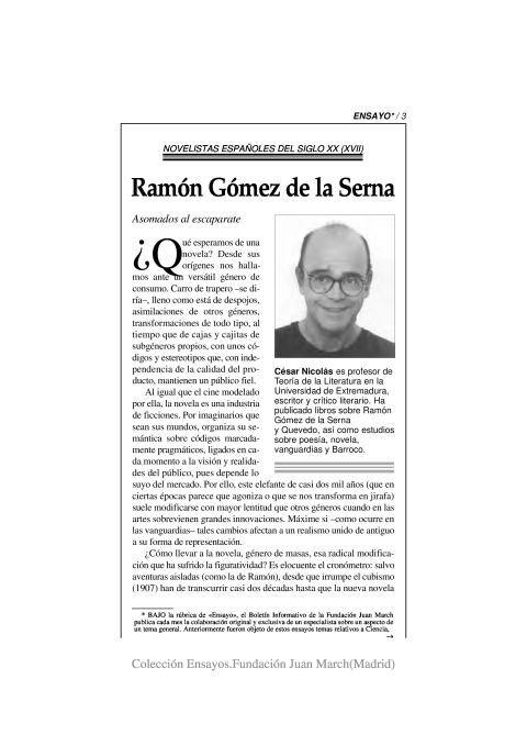 Portada de "Ramón Gómez de la Serna"