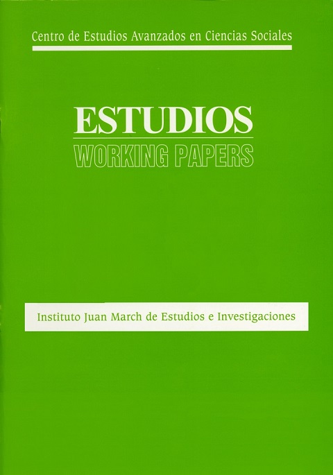 Portada de "Los Determinantes de la participación en las elecciones españolas de marzo de 2000: el problema de la abstención en la izquierda"