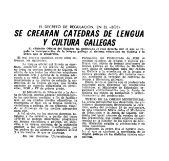 El catalán, idioma oficial - Archivo Linz de la Transición española