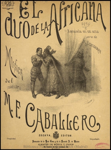 Mazurka de El dúo de la africana:[zarzuela en un acto]