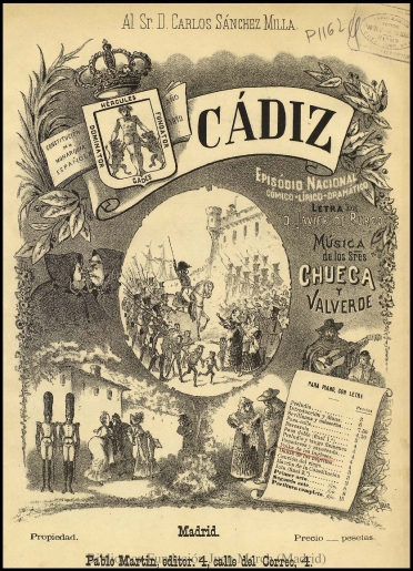 Cádiz:N. 7, Polka de los ingleses y damiselas : zarzuela en dos actos