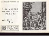 Old master and modern prints