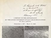 A Report on the archaeology of the Locsin-Univer[...]