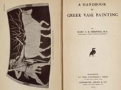 A Handbook of Greek vase painting