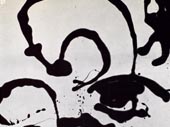 Jackson Pollock, black and white