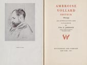 Ambroise Vollard editeur, 1867-1939