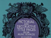 Pictorial and decorative title pages from music [...]